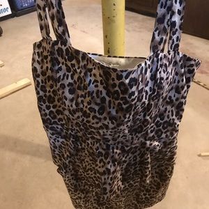 Cheetah print dress